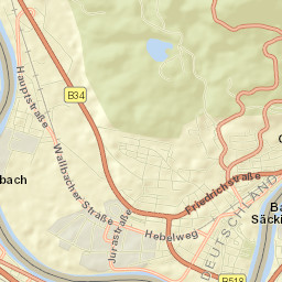 Bad Säckingen Street Map
