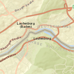 Laufenburg Street Map