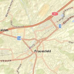 Frauenfeld Street Map