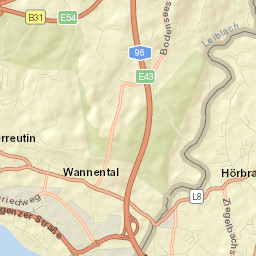 Hörbranz Street Map