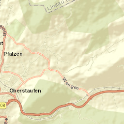 Oberstaufen Street Map