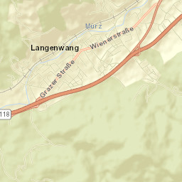 Langenwang Street Map