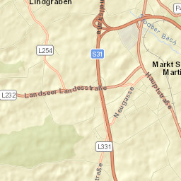 Markt Sankt Martin Street Map