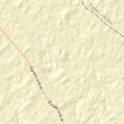 Szákszend Street Map