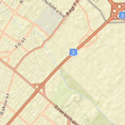 Budapest XV. kerület Street Map