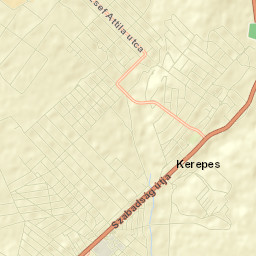 Kerepes Street Map