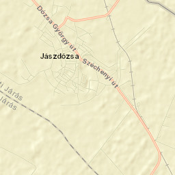 Jászdózsa Street Map