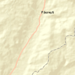 Făurești Street Map