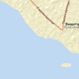 Vyshchetarasivka Street Map