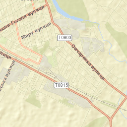 Orikhiv Street Map