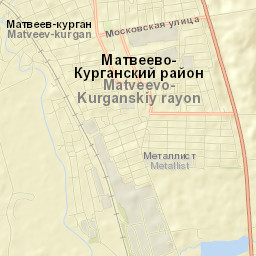 Matveyev Kurgan Street Map