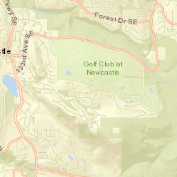 Newcastle Street Map