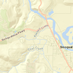 Snoqualmie Street Map