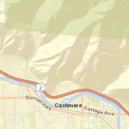 Cashmere Street Map
