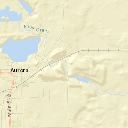 Aurora Street Map