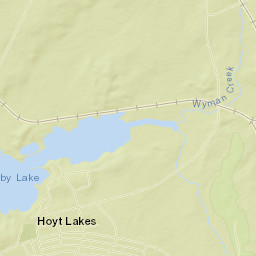 Hoyt Lakes Street Map