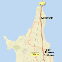 Saint-Pierre-Quiberon Street Map
