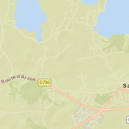 Sarzeau Street Map