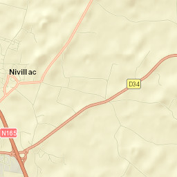Nivillac Street Map
