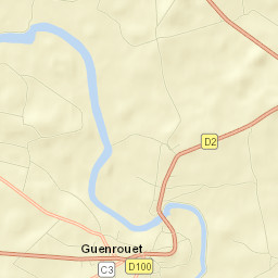 Guenrouet Street Map
