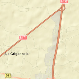 La Grigonnais Street Map