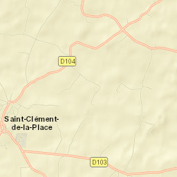 Saint-Clément-de-la-Place Street Map