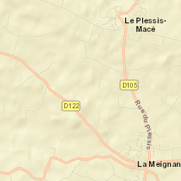 Le Plessis-Macé Street Map