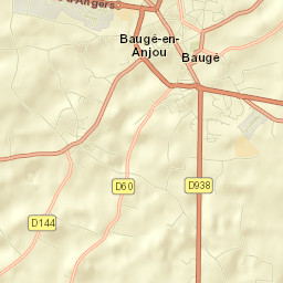 Baugé-en-Anjou Street Map