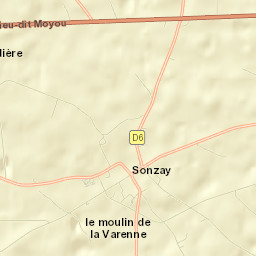 Sonzay Street Map