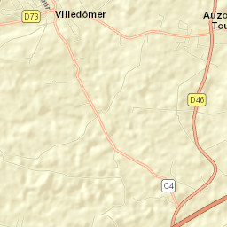 Auzouer-en-Touraine Street Map