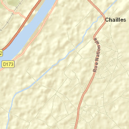 Chailles Street Map