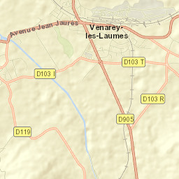 Venarey-les-Laumes Street Map