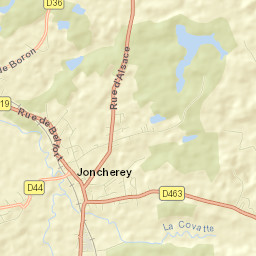 Joncherey Street Map