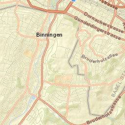 Bottmingen Street Map