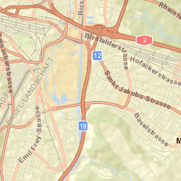 Muttenz Street Map