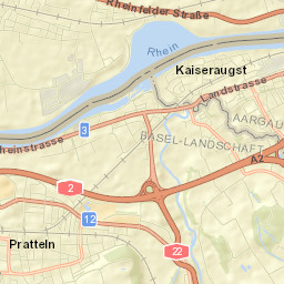 Kaiseraugst Street Map