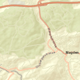 Magden Street Map