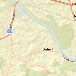 Weinfelden District Street Map