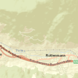 Politischer Bezirk Liezen Street Map