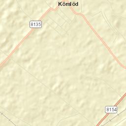 Kömlőd Street Map