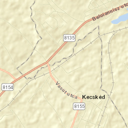Kecskéd Street Map