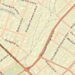 Budapest XIII. kerület Street Map