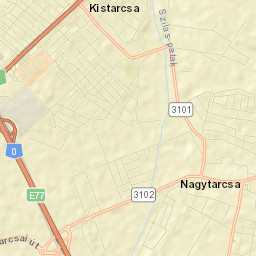 Nagytarcsa Street Map