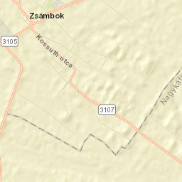 Zsámbok Street Map