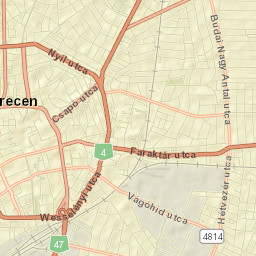 Debrecen Street Map