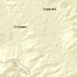 Comuna Cupşeni Street Map