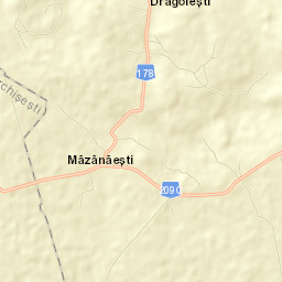 Măzănăești Street Map