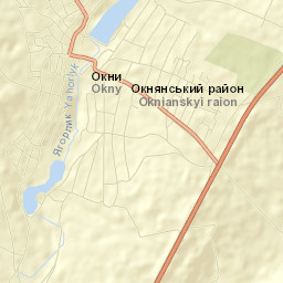 Okny Street Map
