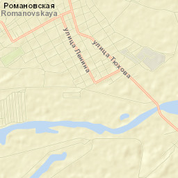 Romanovskaya Street Map