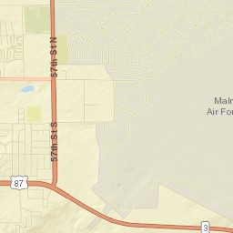 Malmstrom Air Force Base Street Map